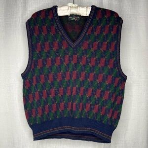 ITALIAN SWEATER CO VINTAGE Wool blend Vest Men’s M